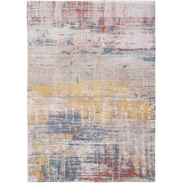 Louis De Poortere Atlantic Streaks 8714 Montauk Multi Washable Polyester Flatweave Eco-Rug-Louis De Poortere-Rug Love - The Most Loved Rug Store